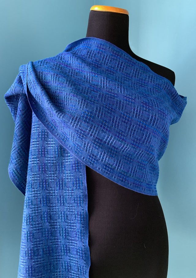 Glorious Cashmere and Silk Scarf / Handwoven